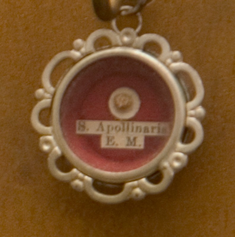 Bottega italiana secc. XIX-XX, Reliquiario di Sant'Apollinare