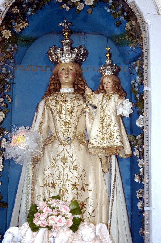 Bott. dell' Italia meridionale sec. XVIII, Madonna del Rosario e Gesù Bambino