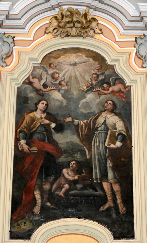Bott. calabrese (1763), Santi Cosma e Damiano