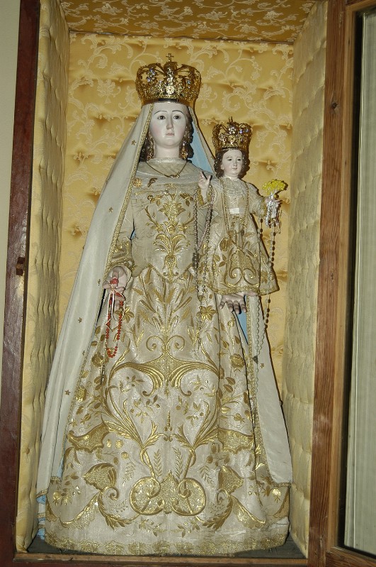 Bott. dell'Italia meridionale sec. XVIII, Madonna del Rosario con Gesù Bambino