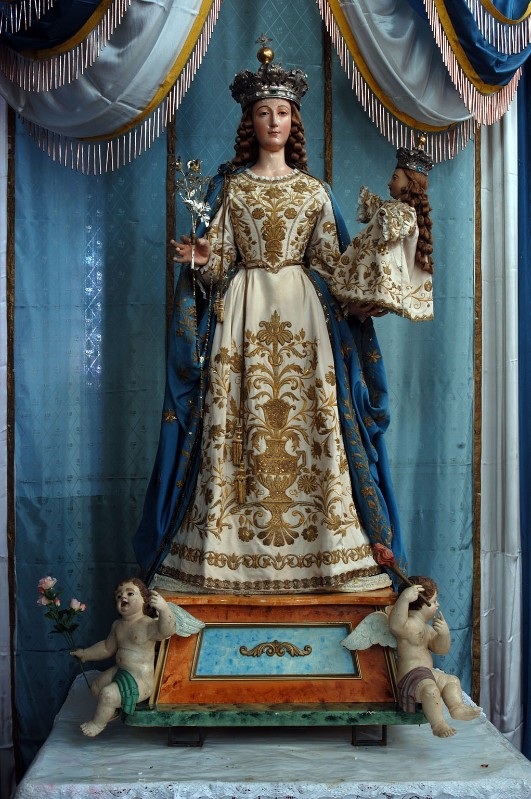 Bottega dell'Italia meridionale sec. XVIII, Madonna del rosario