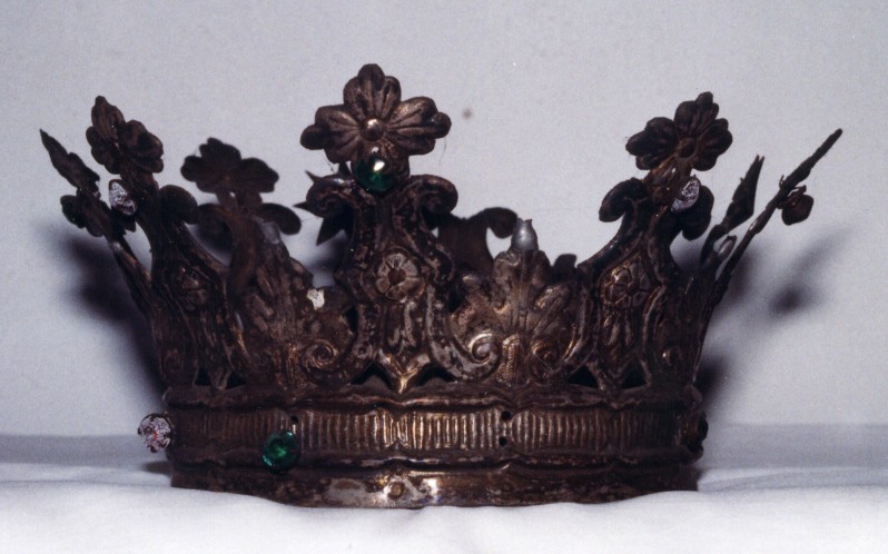 Bottega dell'Italia meridionale sec. XIX, Corona di Santa Lucia