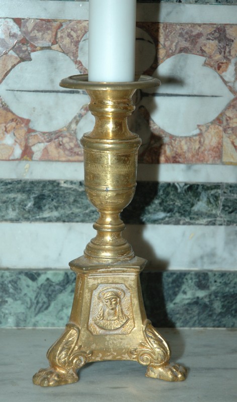 Produzione campana sec. XIX, Candeliere basso di Santa Reparata 2/6
