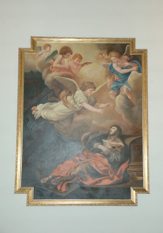 Gaione N. sec. XX, Dipinto con Sant'Alessio morente