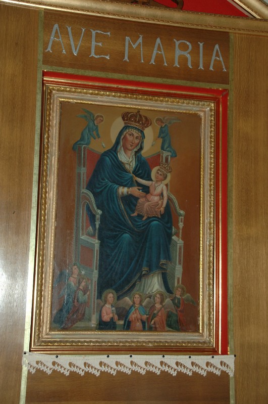Ambito campano sec. XX, Dipinto con la Madonna di Montevergine