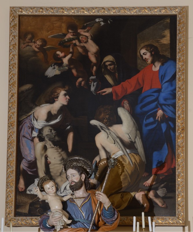 Guarino F. sec. XVII, Dipinto del Transito di San Giuseppe