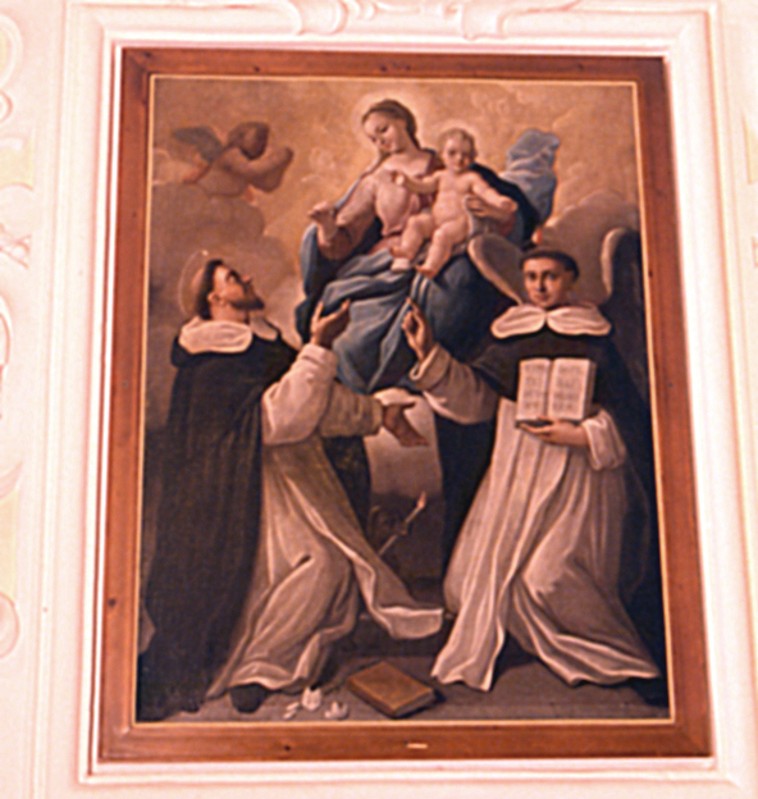 Sornelli A. (1741), Dipinto con Madonna del rosario in olio su tela
