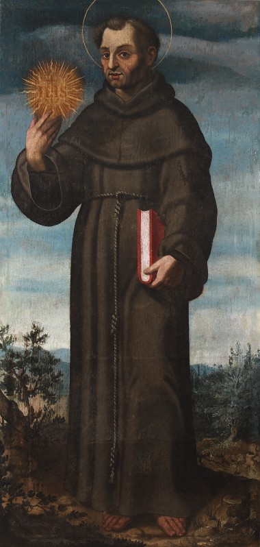 Ambito campano sec. XVII, San Bernardino da Siena