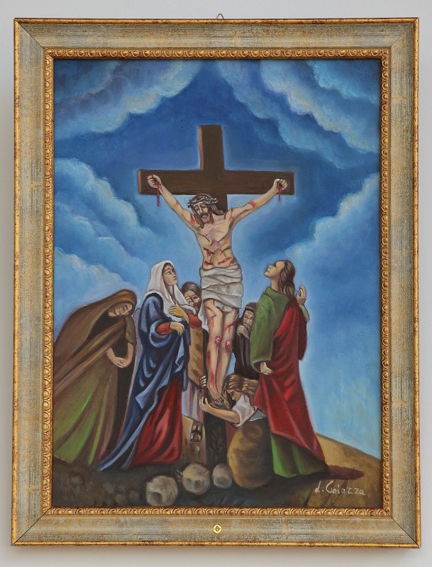Caiazza Lucia sec. XXI, Gesù innalzato e morto in croce