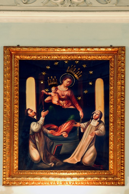 Ambito napoletano (1976), Madonna di Pompei in olio su tela