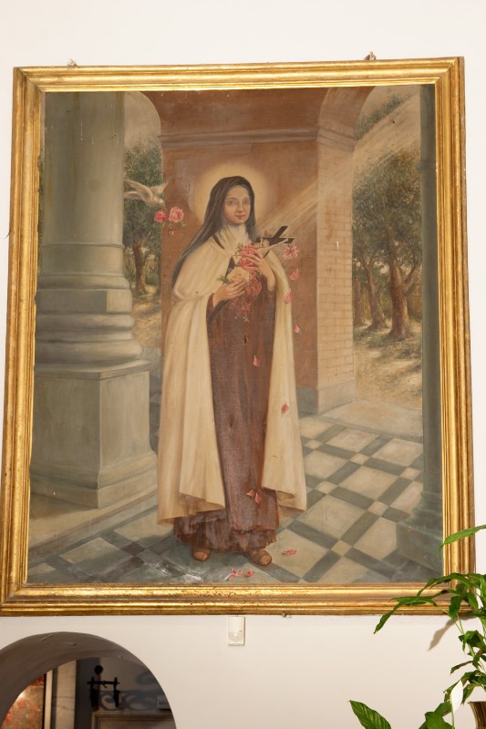 Ruffo E. (1929), Santa Teresa del Bambin Gesù in olio su tela