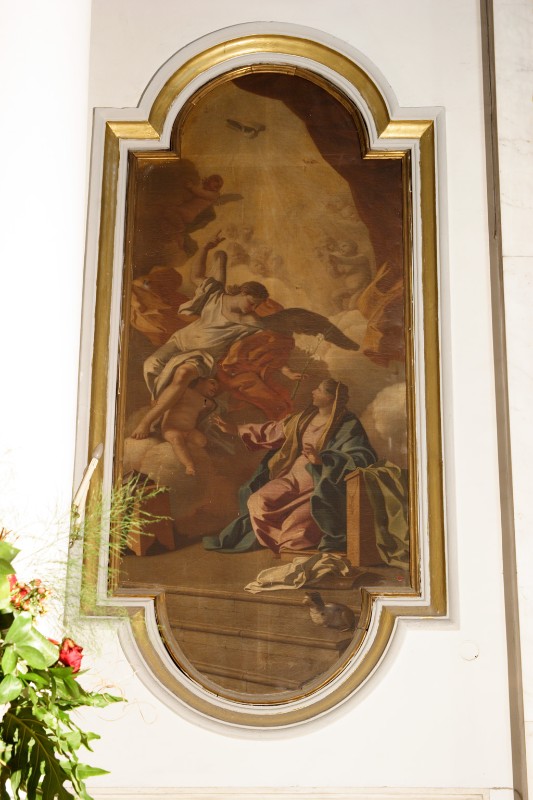 Capobianco F. (1765), Maria riceve l'annuncio dell'Angelo in olio su tela