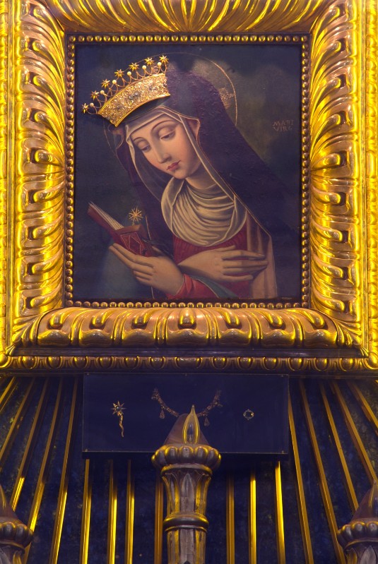 Ambito napoletano secc. XVI-XVII, Santa Maria della Pazienza in olio su tela