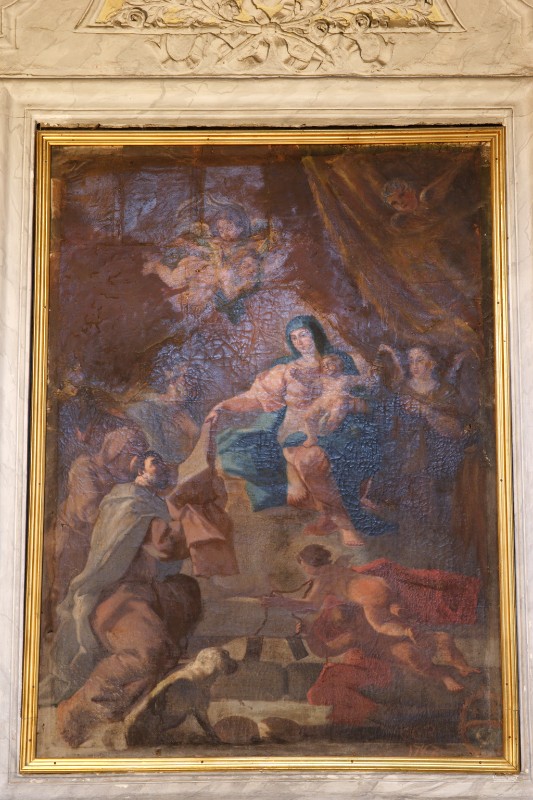 Ambito napoletano (1787), Madonna del Carmelo in olio su tela
