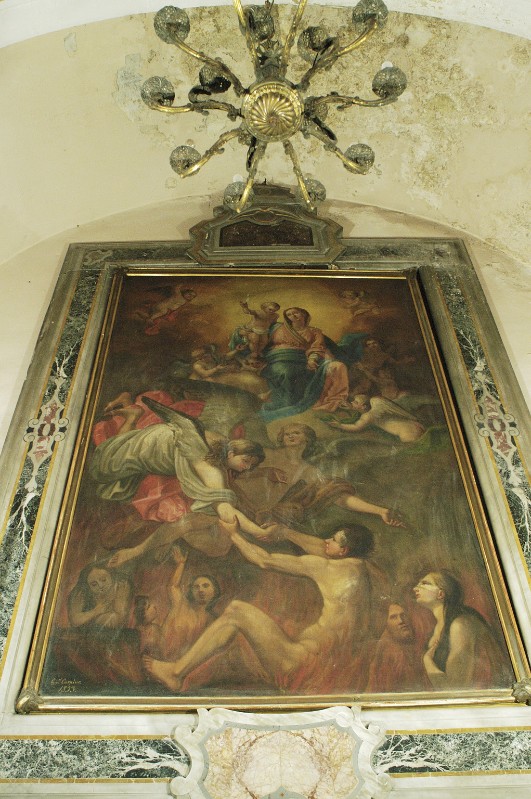 Carpino G. (1853), Madonna delle grazie in olio su tela