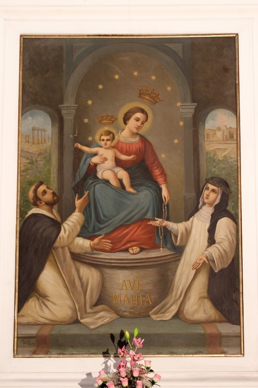 Passarelli C. (1933), Madonna di Pompei in olio su tela