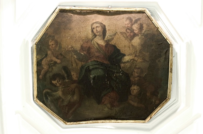 Ferri A. (1719), Madonna assunta in olio su tela
