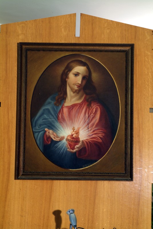 Ambito laziale (1962), Sacro Cuore di Gesù in olio su tela