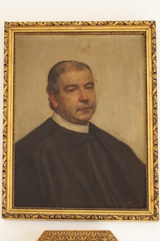 Toma G. (1891), Ritratto di ecclesiastico in olio su tela