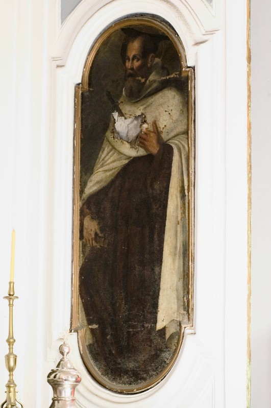 Ambito napoletano sec. XVIII, Sant'Angelo di Sicilia in olio su tela