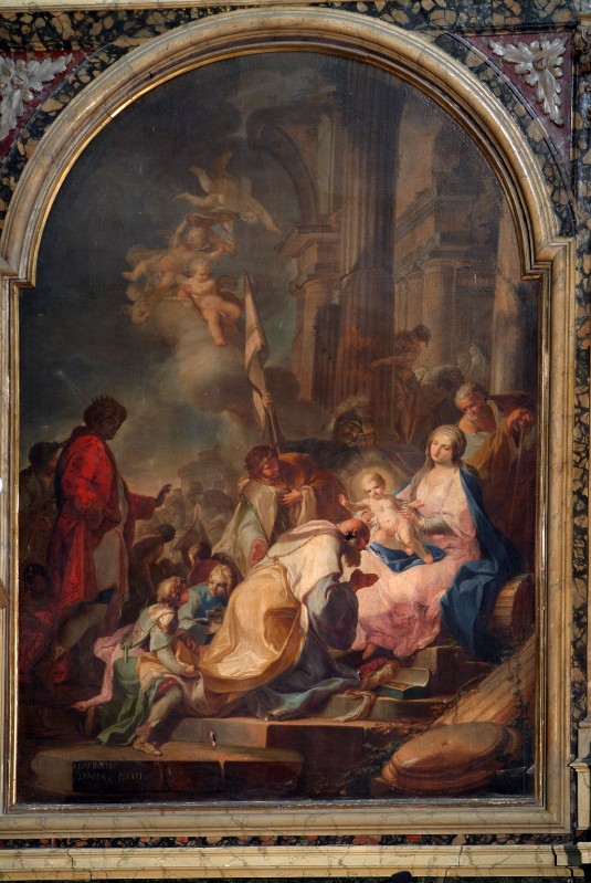 Diano G. (1781), Adorazione dei Magi in olio su tela