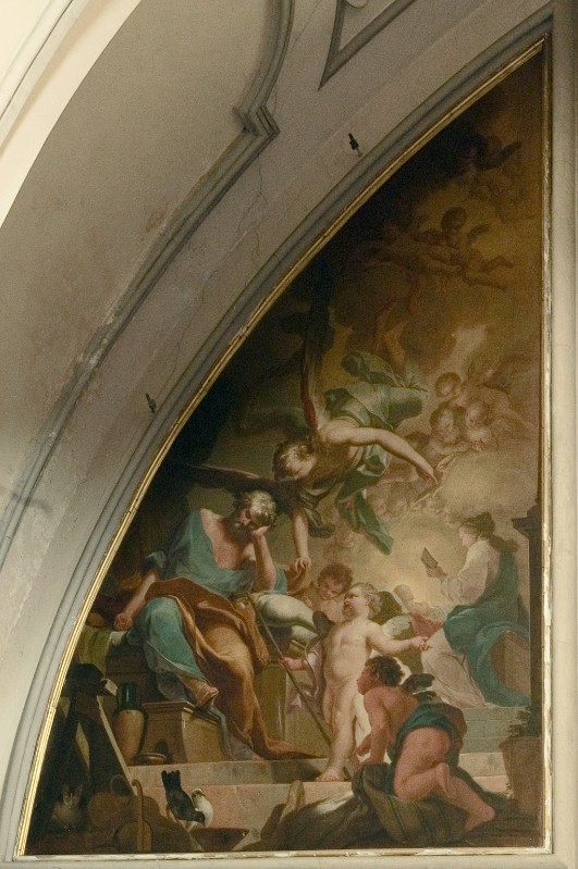 Diano G. (1781), San Giuseppe riceve la visita dell'angelo in olio su tela