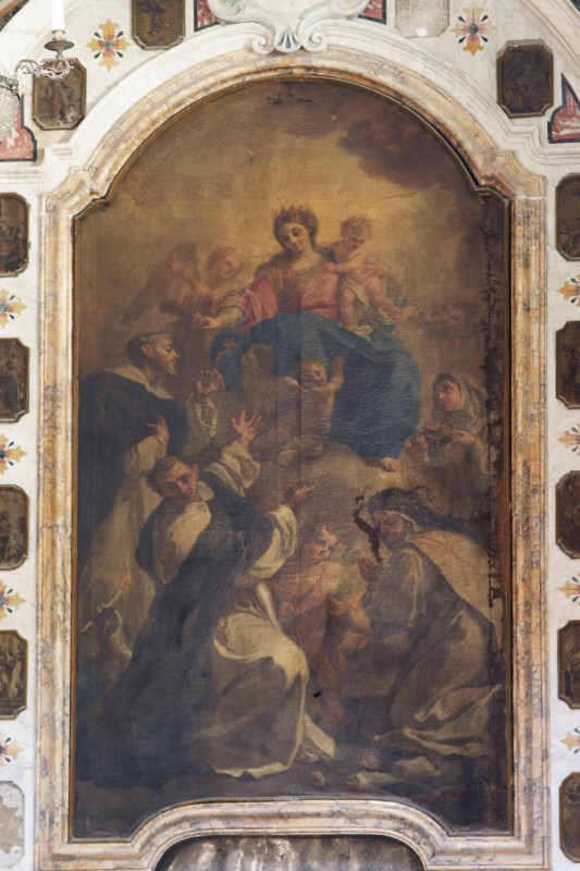 Bonito G. (1738), Madonna del rosario in olio su tela