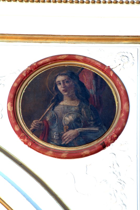 Ambito dell'Italia meridionale sec. XIX, San Maurizio in olio su tela