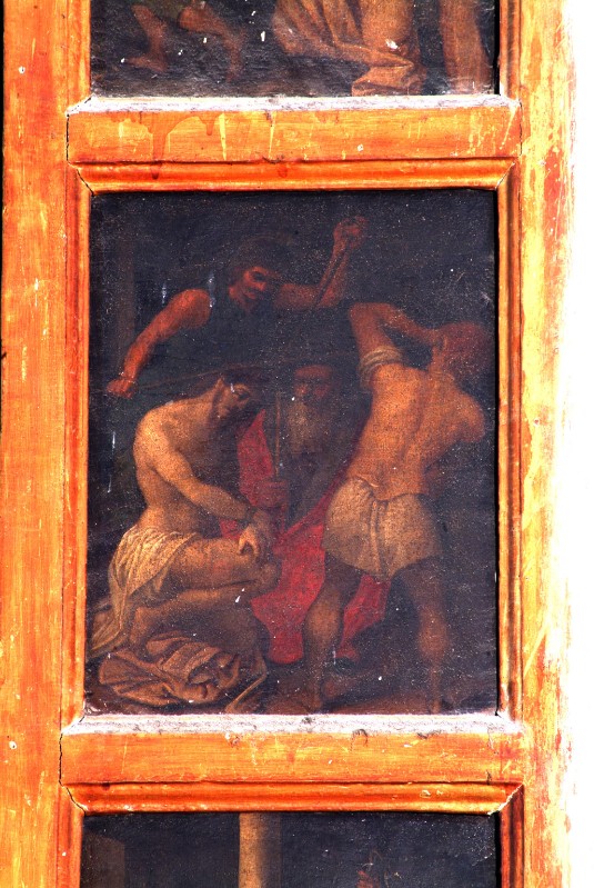 Ambito napoletano fine sec. XVI, Gesù Cristo coronato di spine in olio su tela