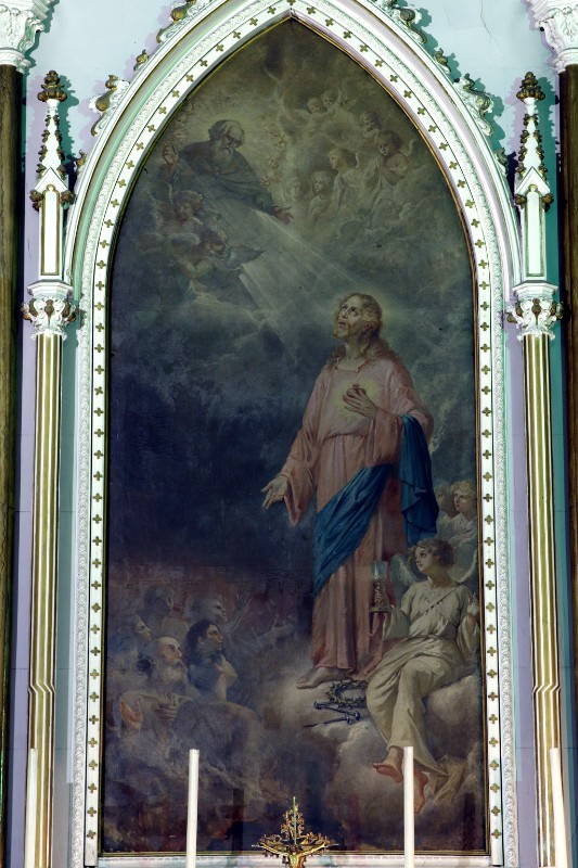 Palumbo G. (1906), Sacro Cuore di Gesù in olio su tela