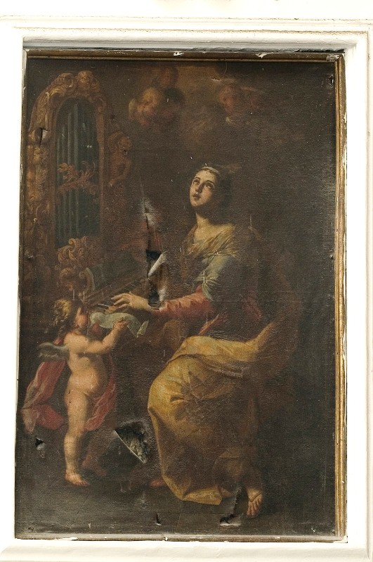 Malinconico A. (1681), Santa Cecilia in olio su tela