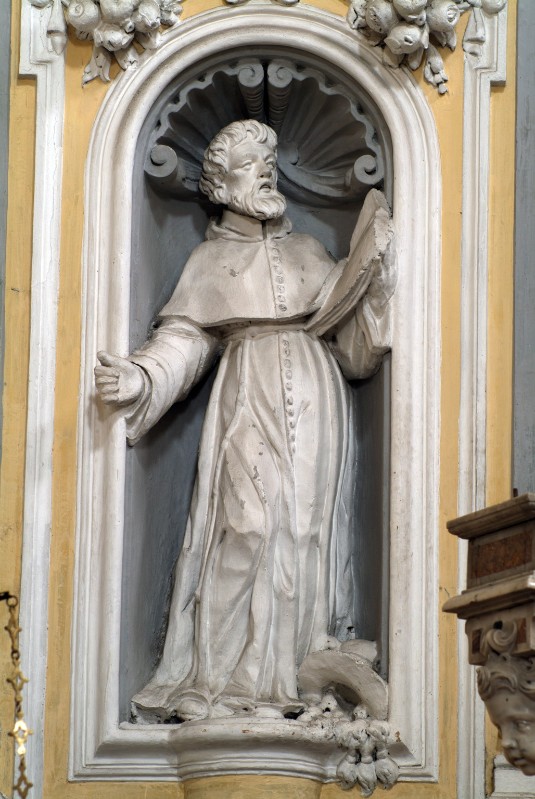 Scarola P. (1701), San Bonaventura in stucco modellato