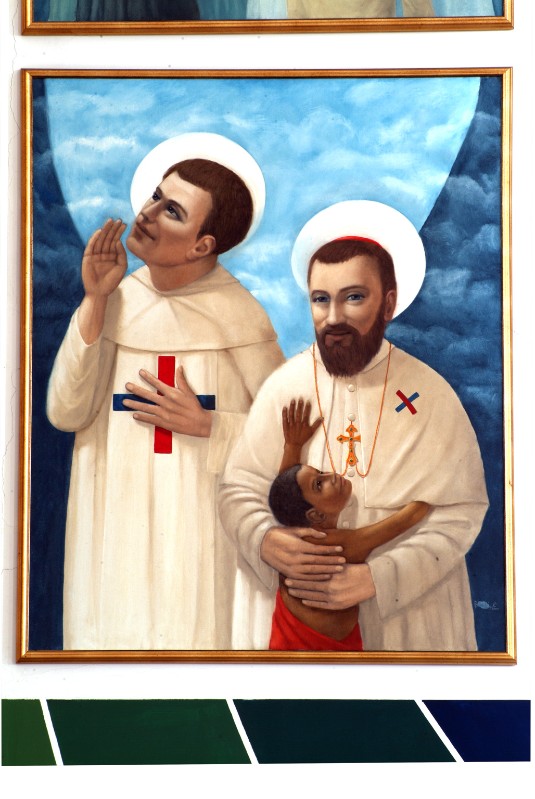 Riegoli B.P. (2000), Santi trinitari in olio su tela 2/2