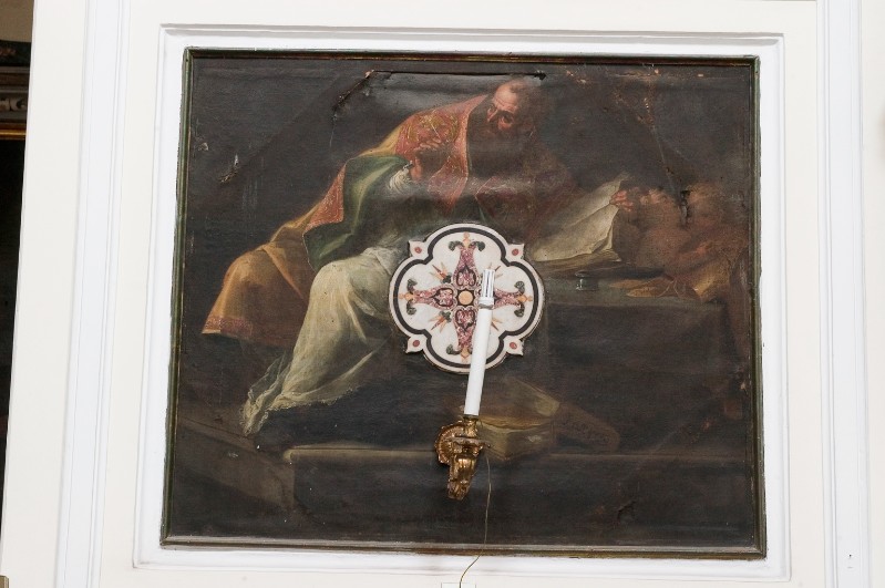 Malinconico A. (1681), Sant'Ambrogio in olio su tela