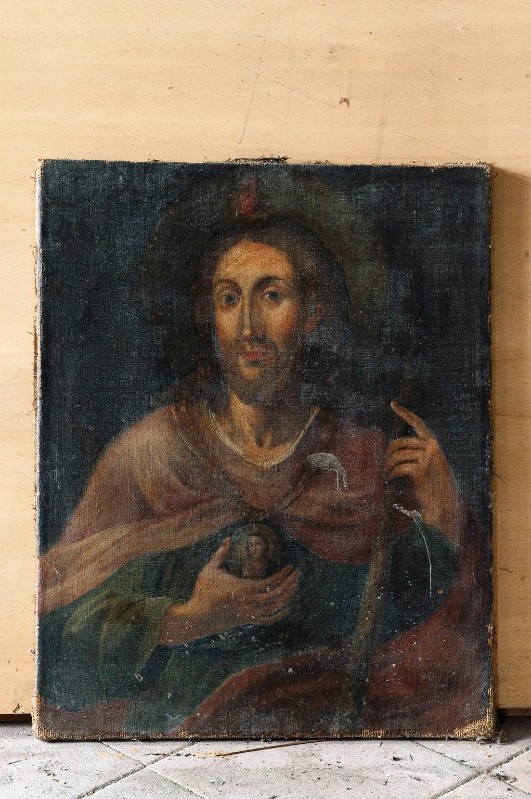 Ambito napoletano sec. XIX, San Giuda Taddeo in olio su tela