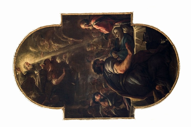 Malinconico A. (1687), Transito della Madonna in olio su tela
