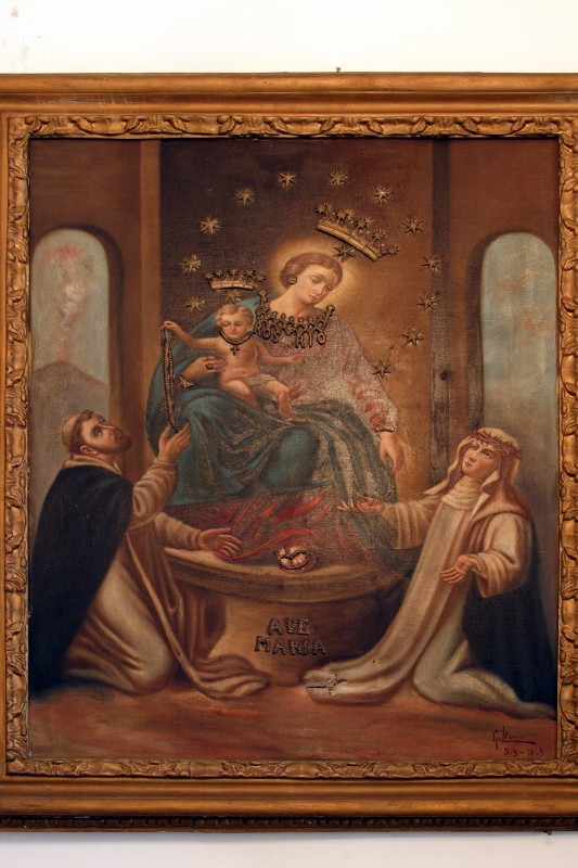 Leone G. (1949), Madonna di Pompei in olio su tela