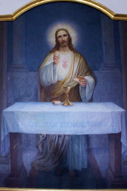 Ambito napoletano (1935), Sacro Cuore di Gesù in olio su tela
