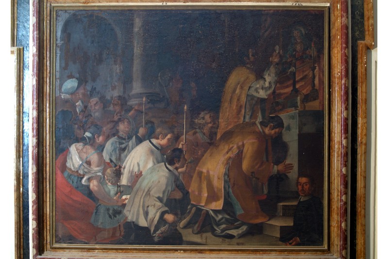 Giglio D. (1728), Celebrazione della Messa in olio su tela
