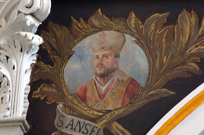 Girosi G. secondo quarto sec. XX, Sant'Anselmo di Aosta in olio su tela