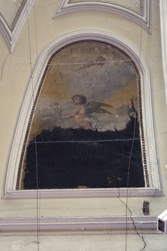 Ambito dell'Italia meridionale secc. XVIII-XIX, Putto in olio su tela