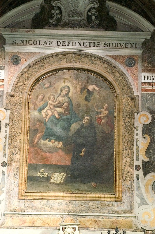 Sarnelli A. (1778), San Nicola da Tolentino in olio su tela