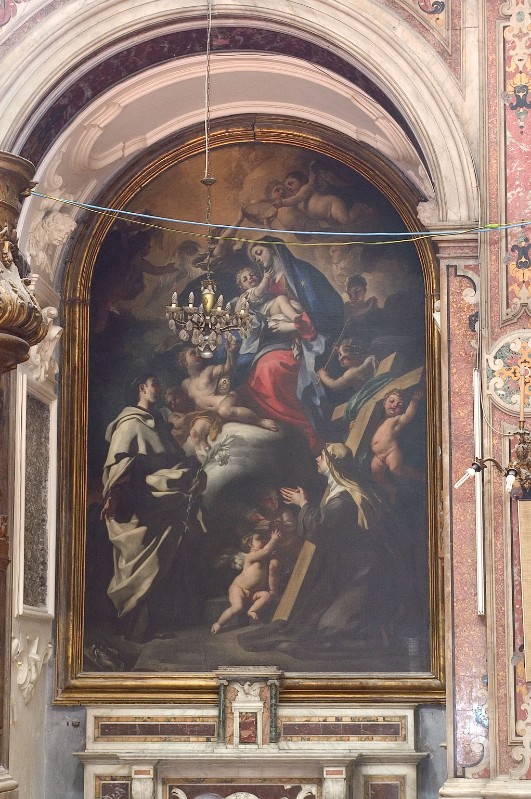 Solimena F. (1696), Madonna del Carmelo in olio su tela