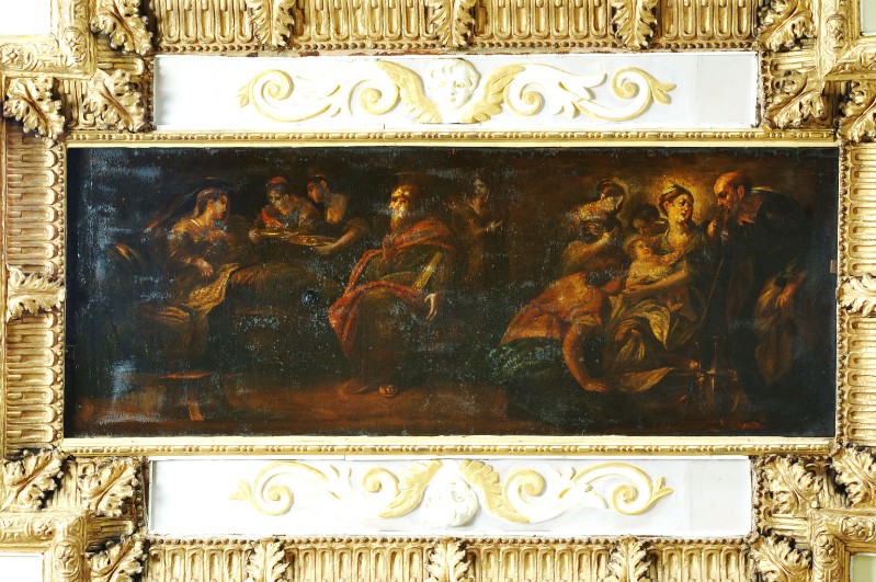 De Mauro A. (1642), Natività di Maria in olio su tela