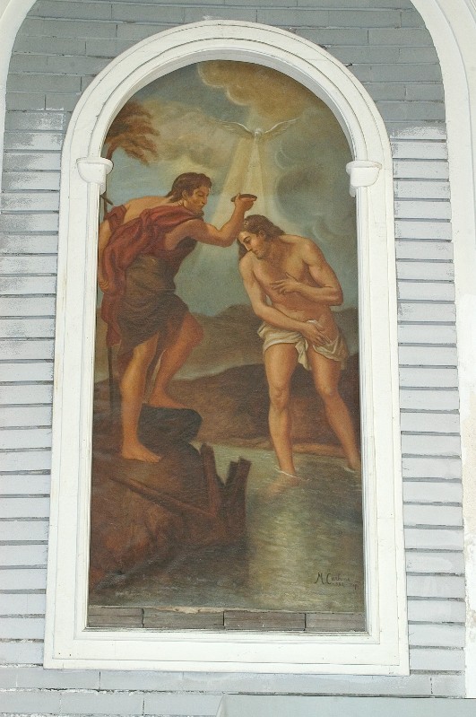 Carbone M. (1952), Battesimo di Gesù Cristo in olio su tela