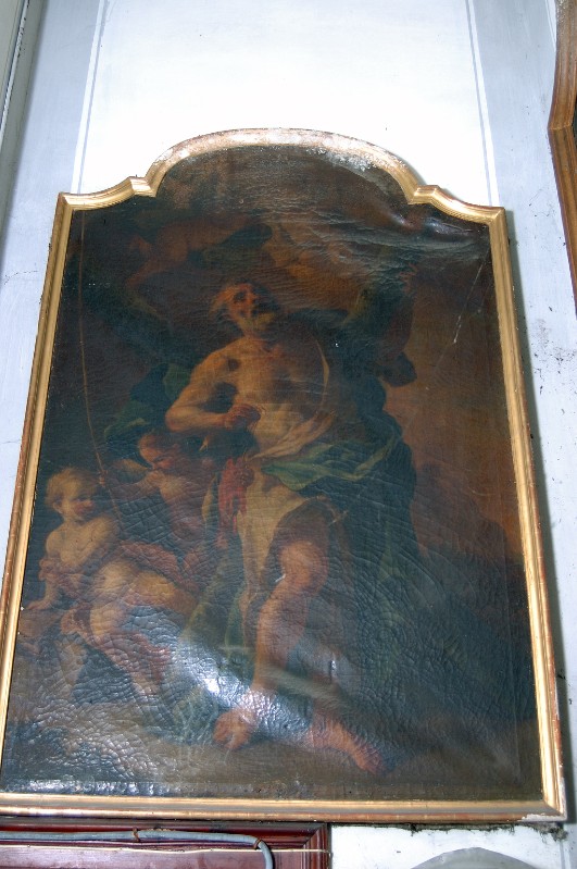 Ambito napoletano sec. XVIII, Sant'Andrea in olio su tela