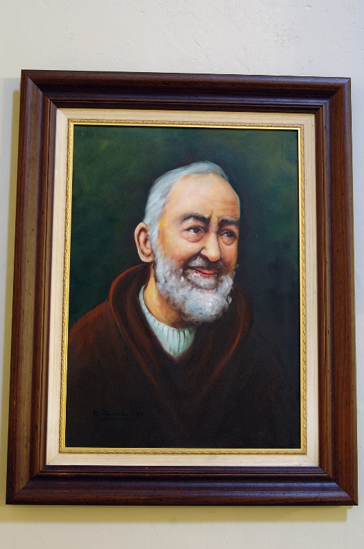 Buonocore M. (1999), San Pio da Pietrelcina in olio su tela