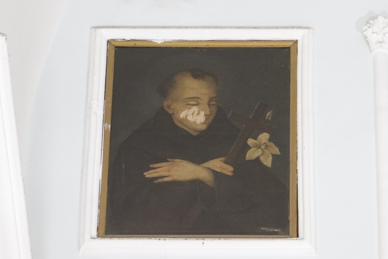 Ambito napoletano sec. XIX, Sant'Antonio da Padova in olio su tela