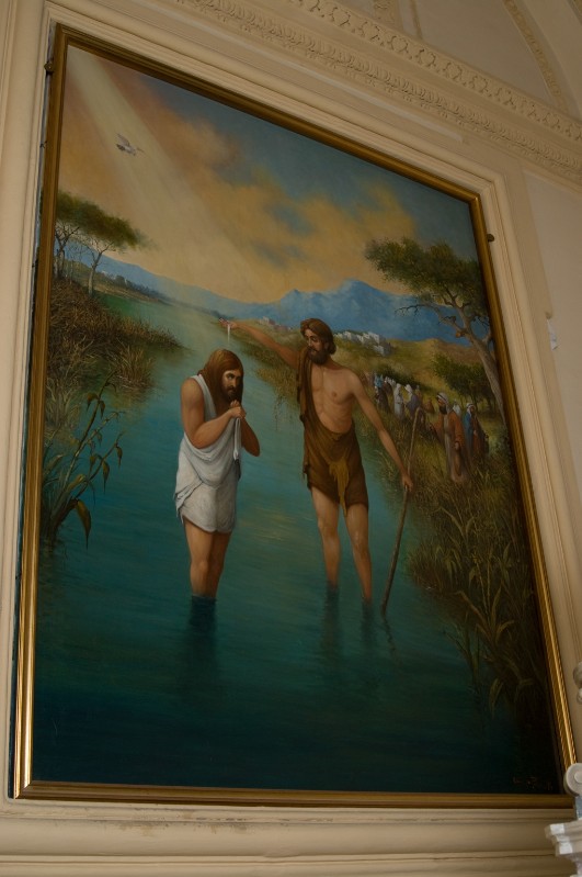 Prisco G. (1994), Battesimo di Gesù Cristo in olio su tela