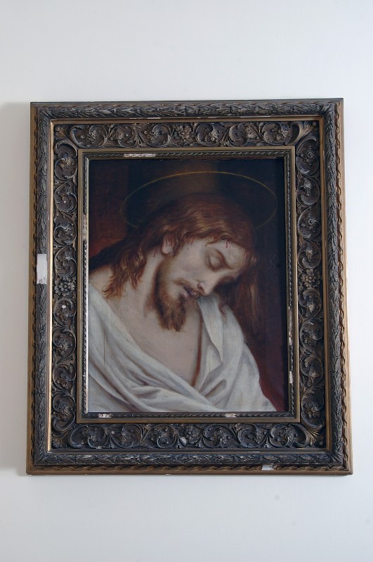 Ambito napoletano sec. XX, Gesù Cristo deposto dalla croce in olio su tela